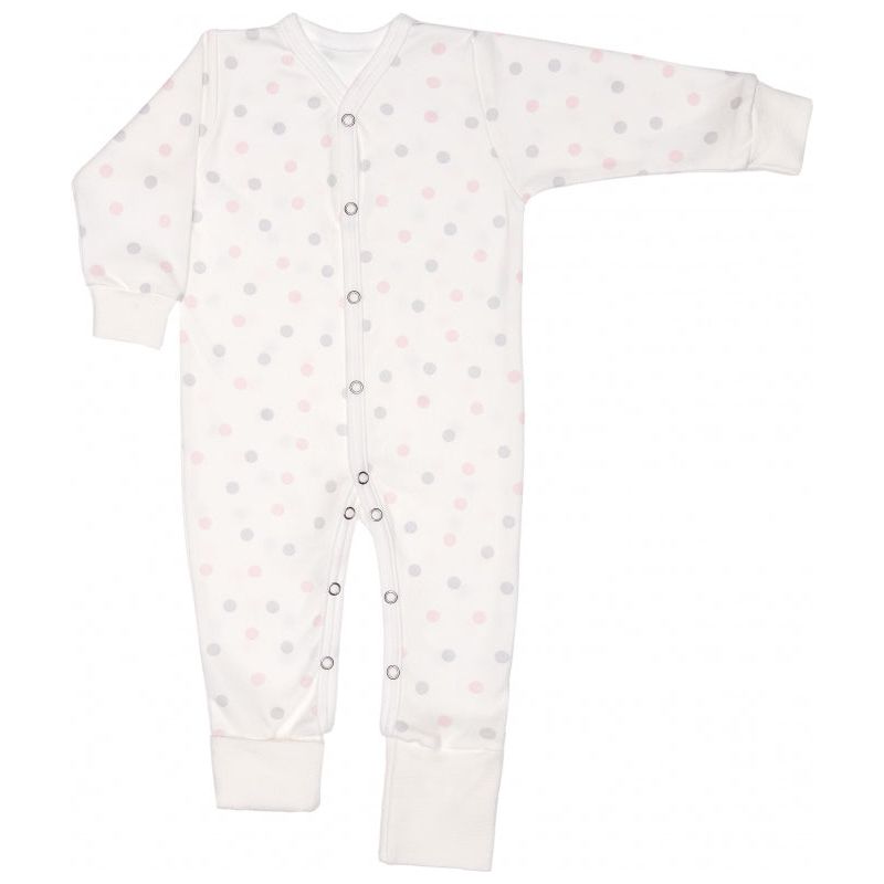 Lilly Bean Babygrow With Cuffs - Dots