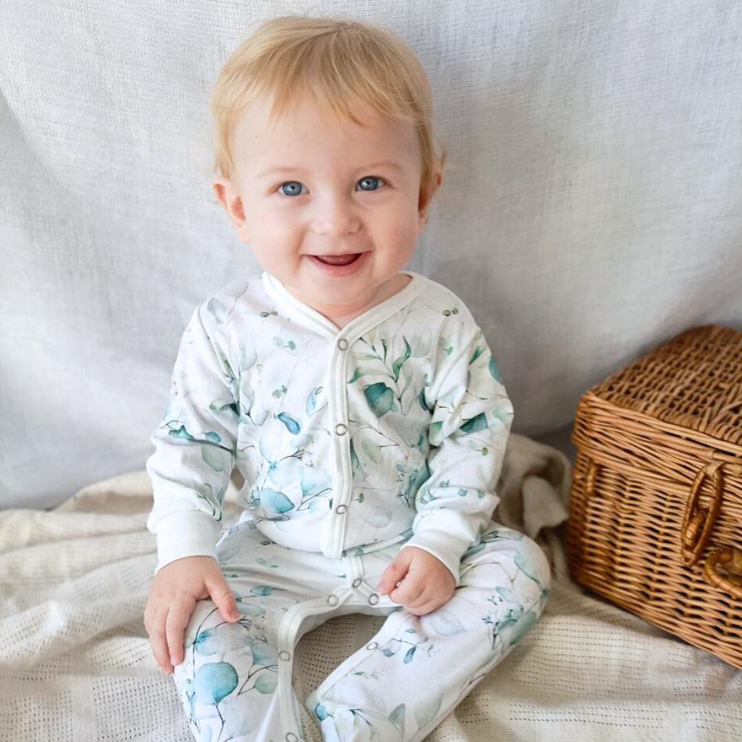 Lilly Bean Babygrow - Eucalyptus