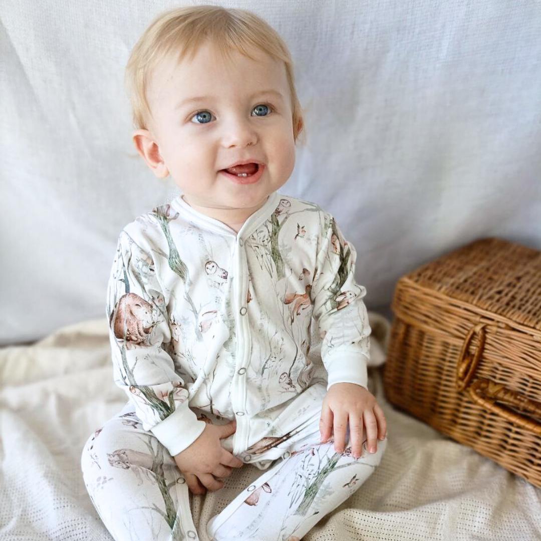 Lilly Bean Babygrow - Forest Animals