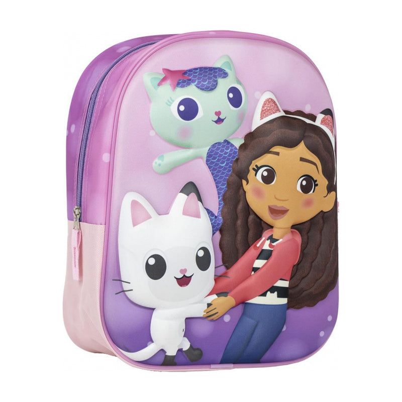 Cerda Gabby's Dollhouse 3D Purple Toddler Backpack