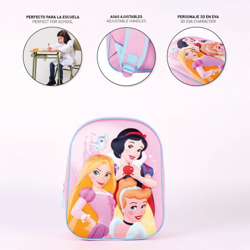 Cerda Princesses 3D Toddler Backpack