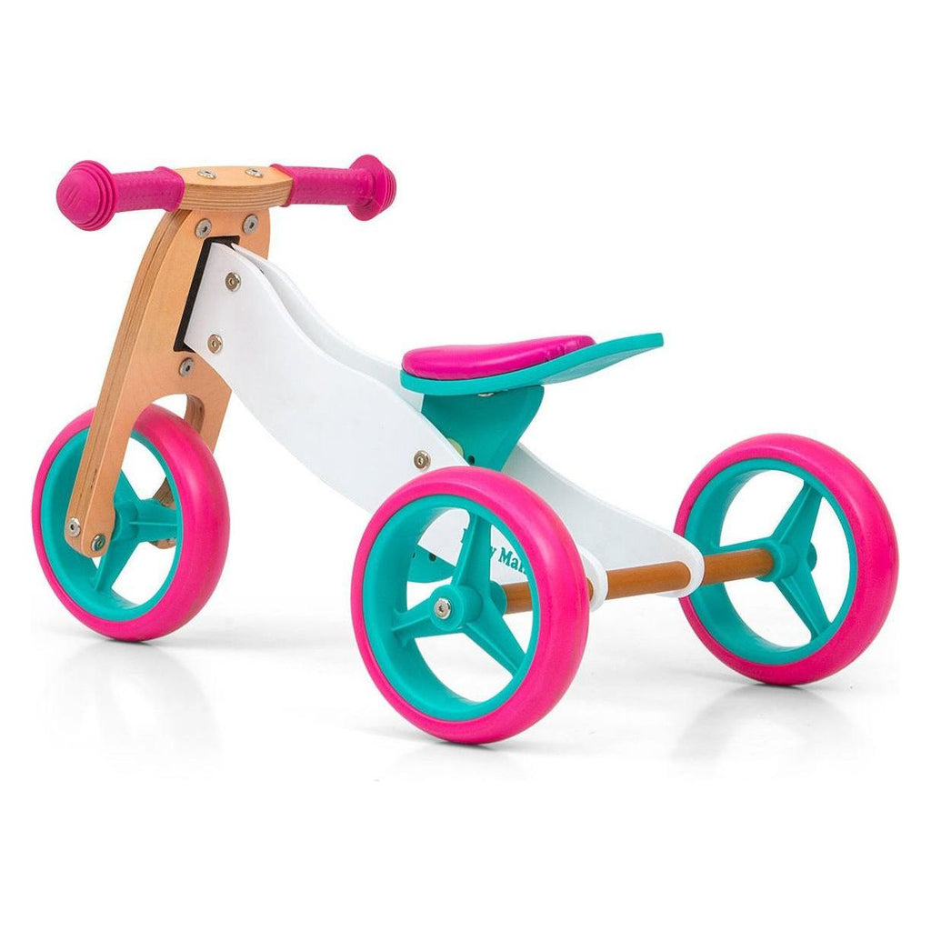Educational Wooden Bundle With Balance Bike 4 pcs