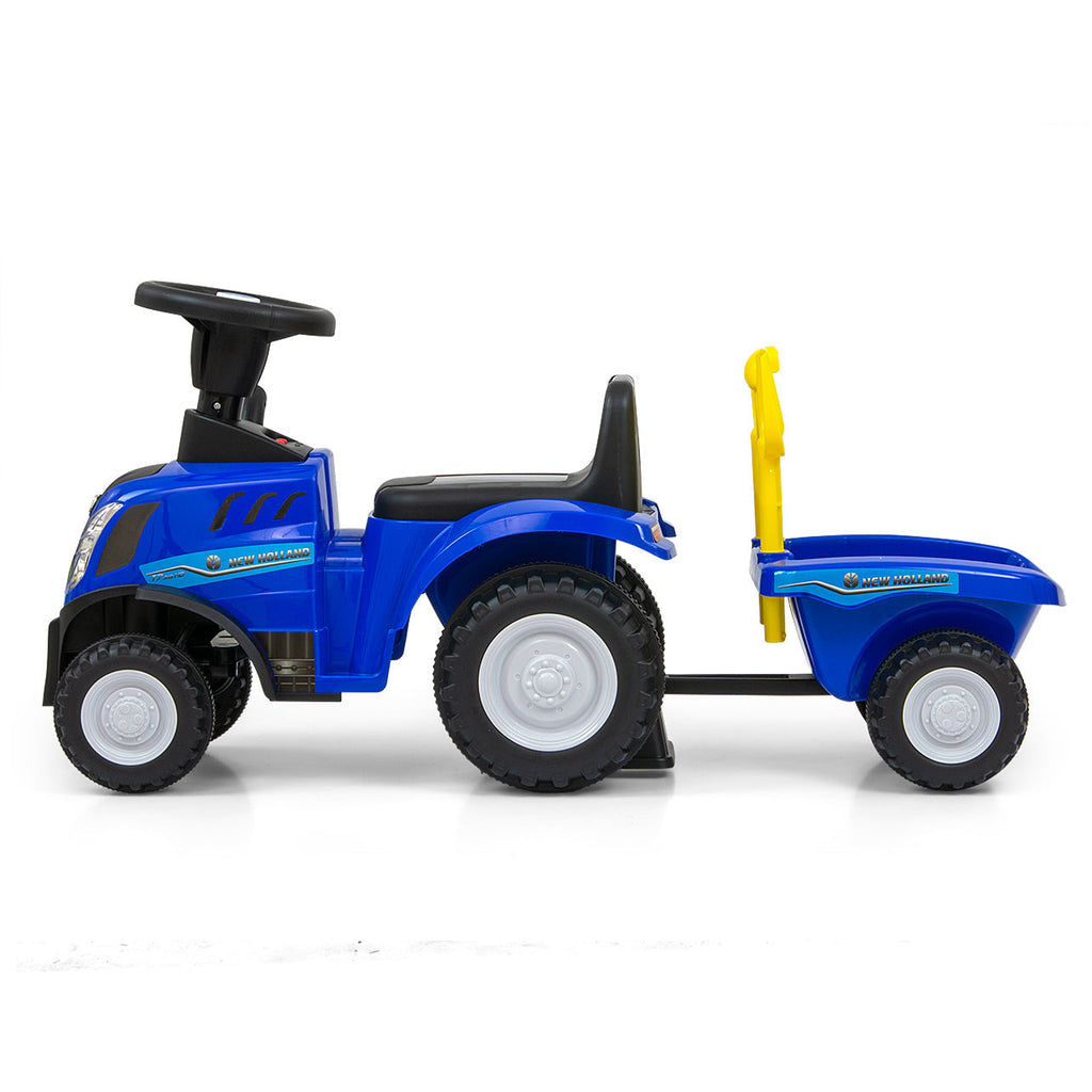 Milly Mally New Holland Tractor With A Trailer - Blue