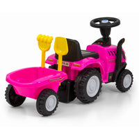 Milly Mally New Holland Tractor With A Trailer - Pink