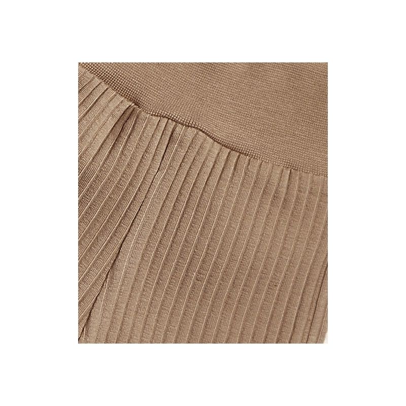 Lilly Bean Ribbed Cotton Trousers - Chocolate