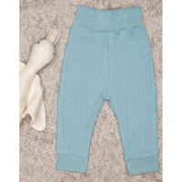 Lilly Bean Ribbed Cotton Trousers - Mint