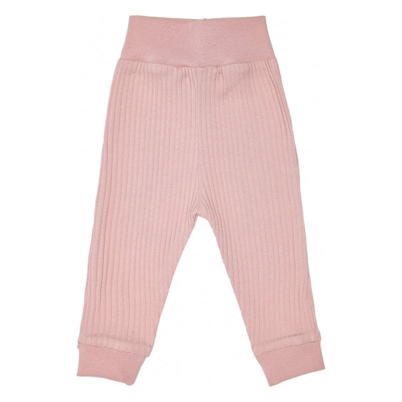 Lilly Bean Ribbed Cotton Trousers - Pink