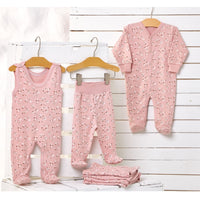 Lilly Bean Trousers With Feet - Cotton on Pink