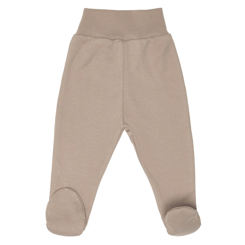 Lilly Bean Trousers With Feet - Chocolate