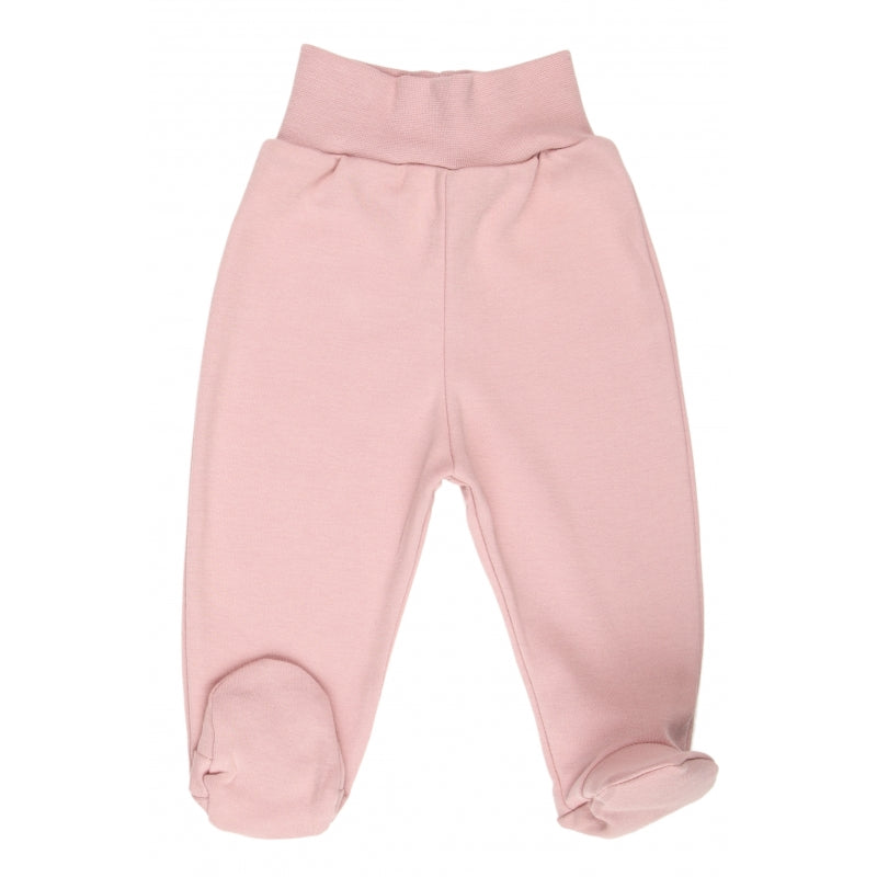 Lilly Bean Trousers With Feet - Pink