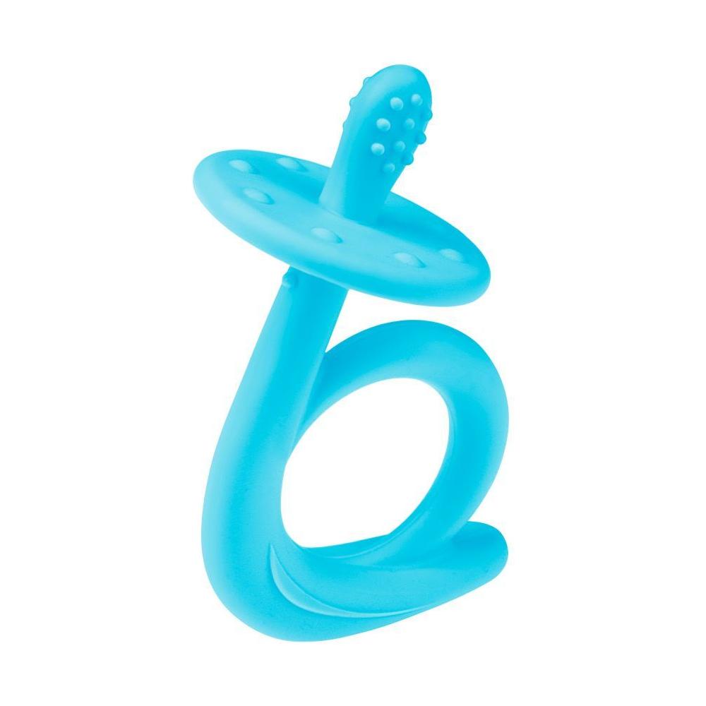 Akuku Silicone Teether Snail 0m+ - Blue