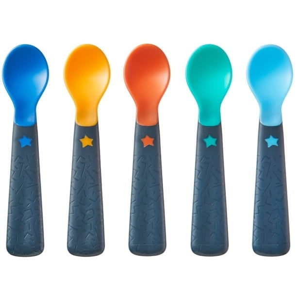 Tommee Tippee Wide Weaning Spoons 5 pcs