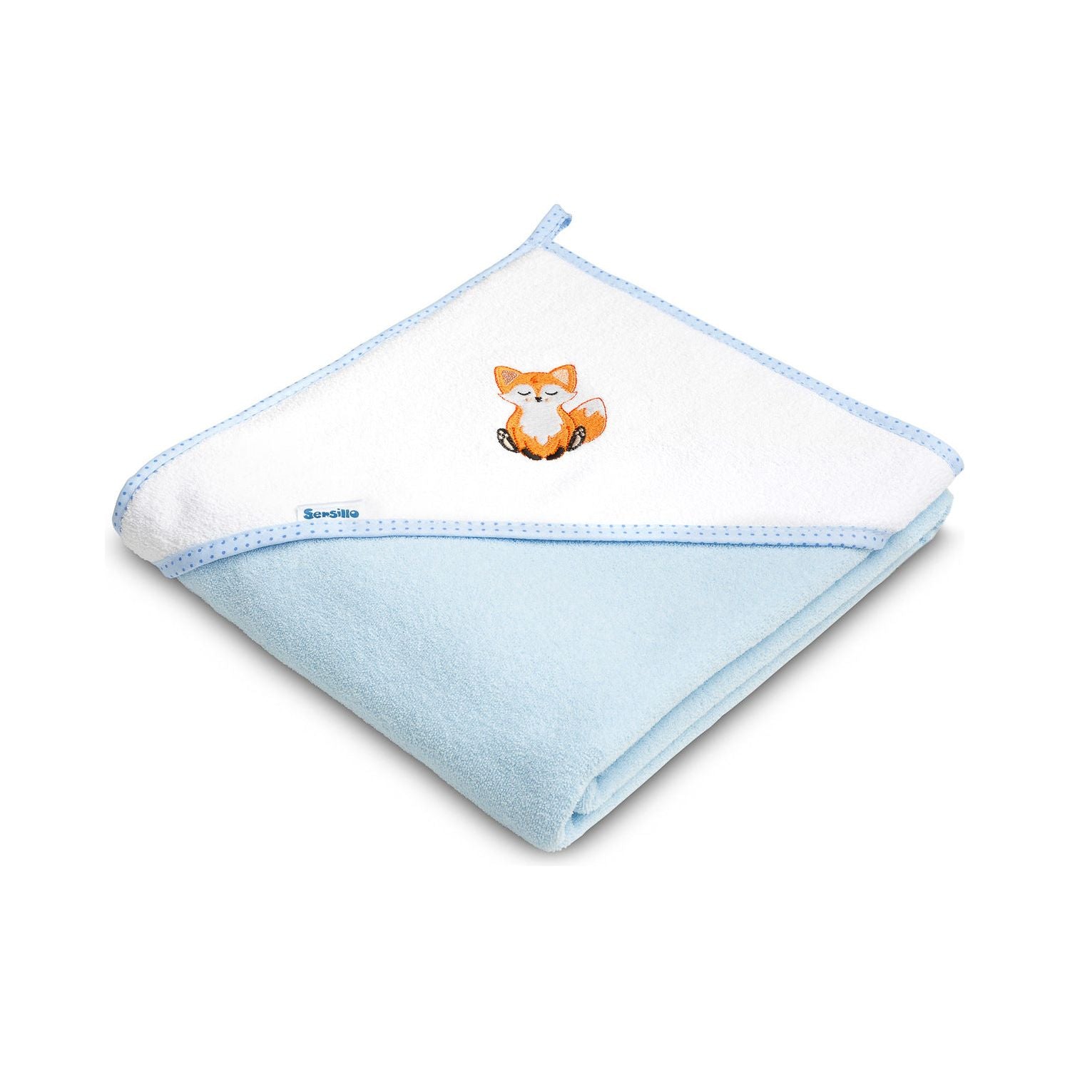 Sensillo badhanddoek met capuchon 100x100 - 5 dierenmotieven