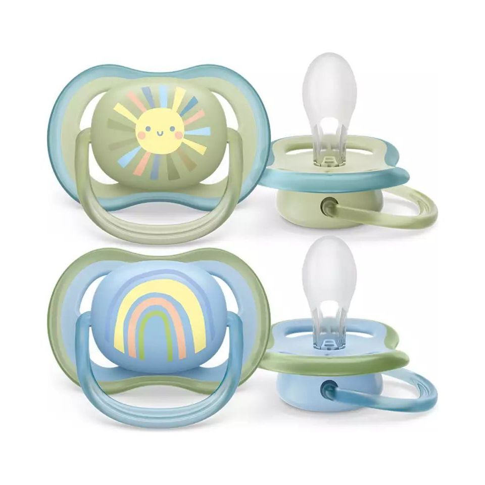 Philips Avent Soother Air 0-6 Months 2 Pcs - 3 Designs