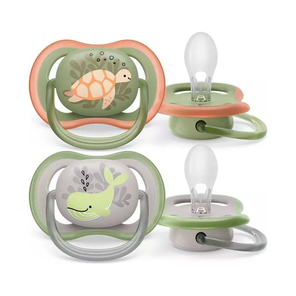 Philips Avent Sucette Ultra Air 6-18 mois 2 pcs - 3 Designs