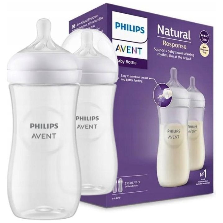 Philips Avent Natural Response Bottle 2x260 ml