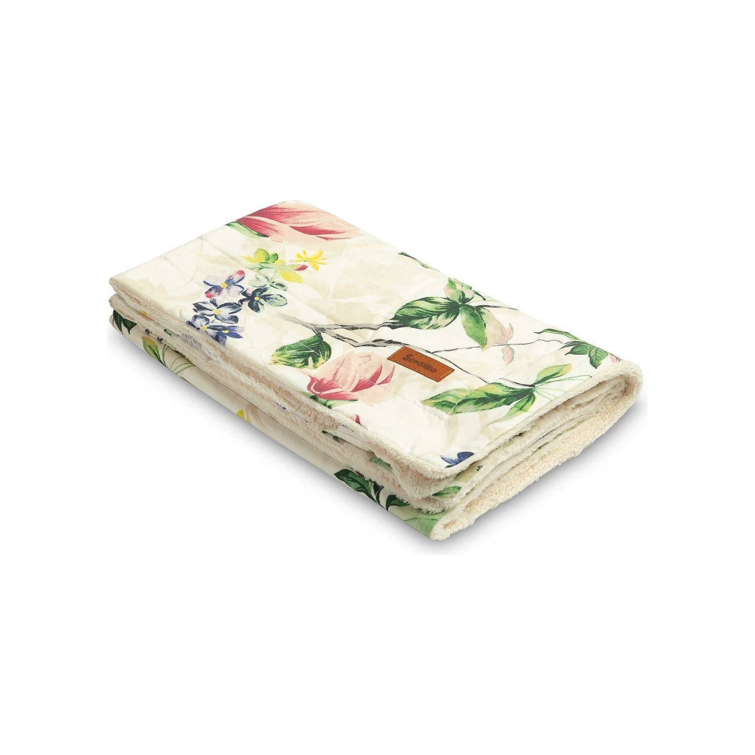 Sensillo Baby Teddy Borg Fleece Blanket -  Magnolia