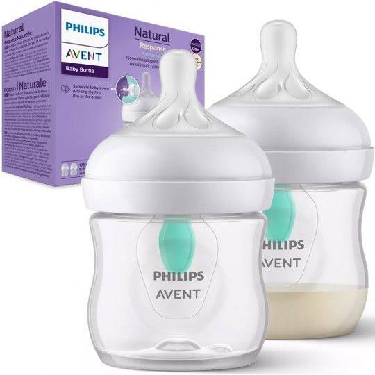 Philips Avent Natural Responsive Bottle Air Free 125 ml 2-pack