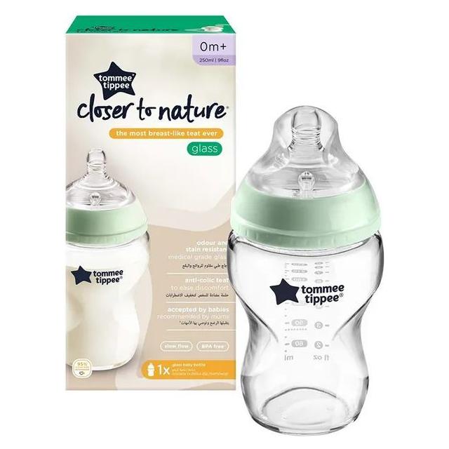 Tommee Tippee Glass Bottle Closer To Nature Bottle 250ml