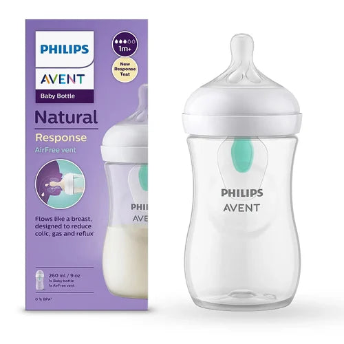Philips Avent Natural Responsive Bottle With Air Free Vent 260 ml