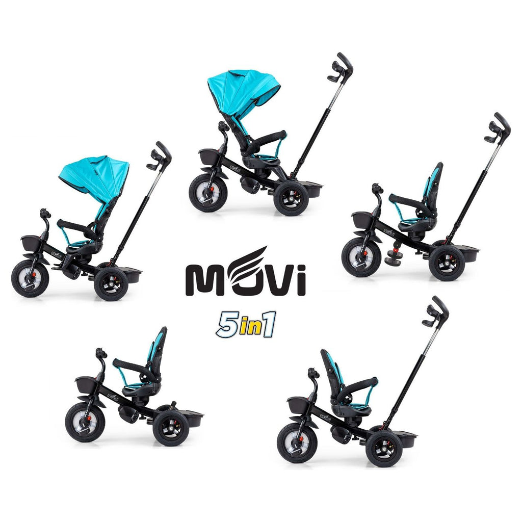 Milly Mally 5in1 Tricycle Movi - 6 Colours