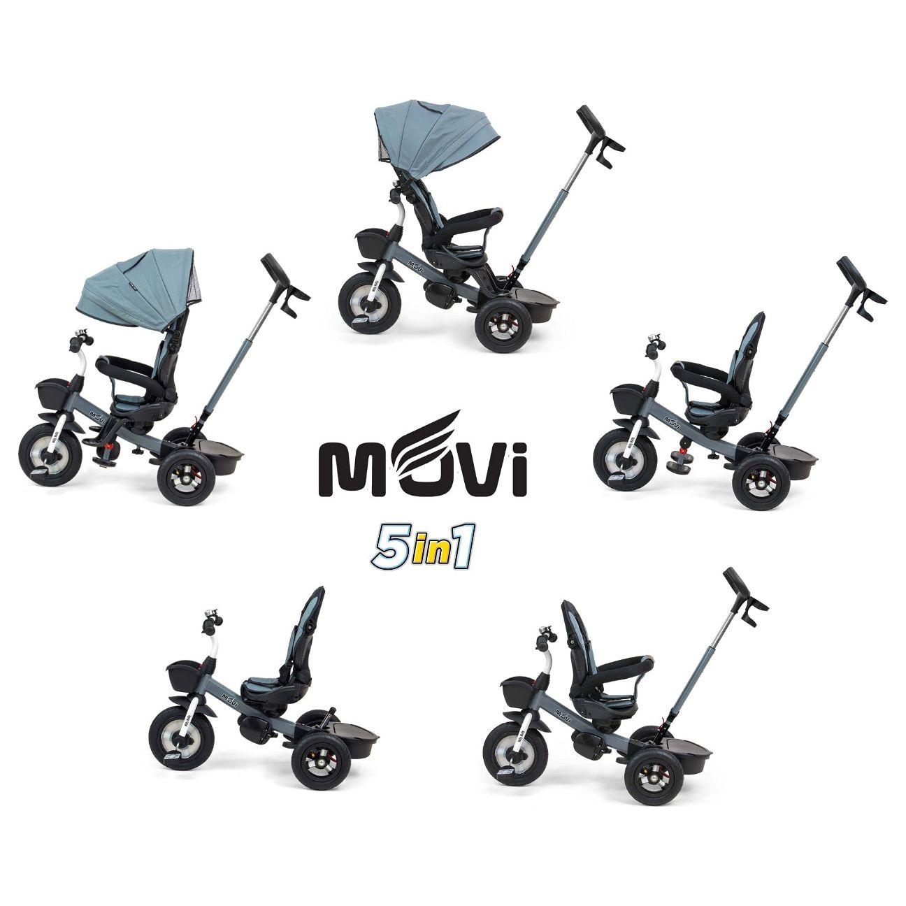 Milly Mally 5in1 Tricycle Movi - Grey