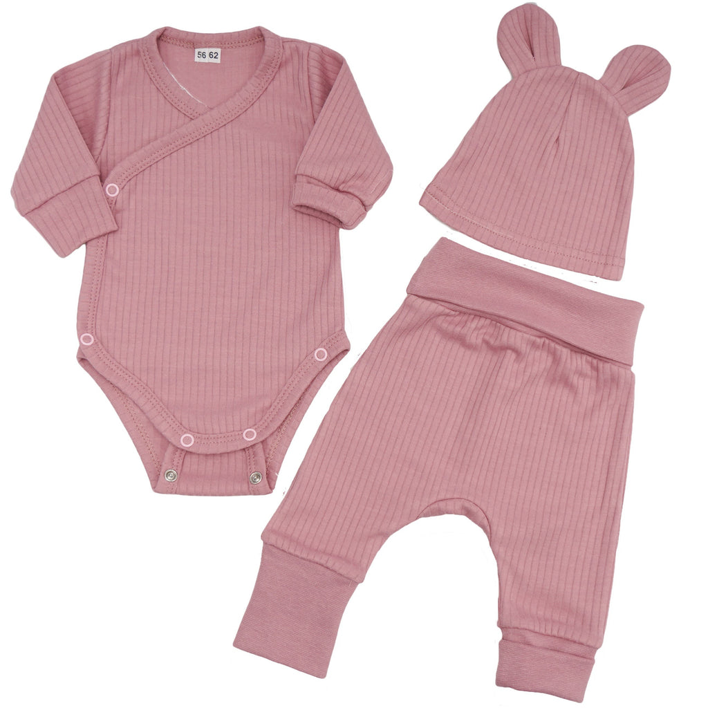 Babylove Newborn Hospital Set 3 Pcs | Pink