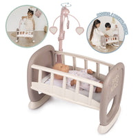 Smoby Baby Nurse Cradle With Carousel For Doll