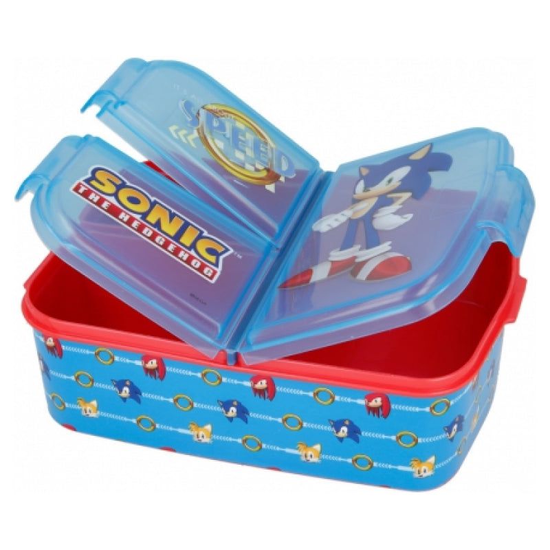 License 3-Compartment Lunch Box For Boys - Sonic