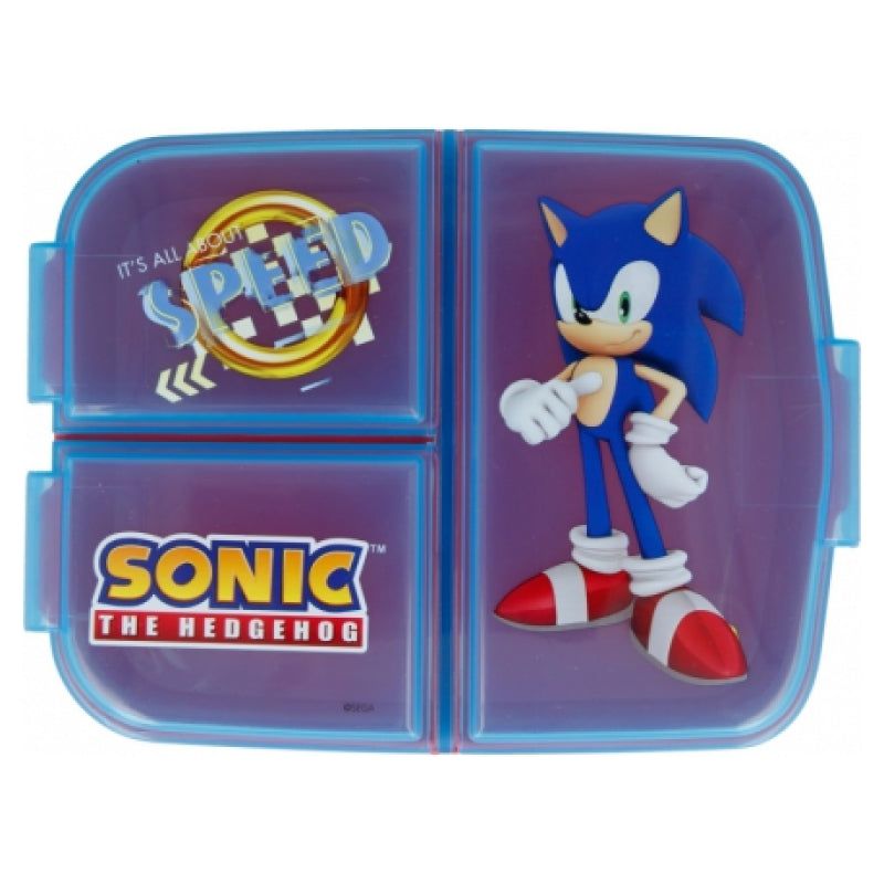 License 3-Compartment Lunch Box For Boys - Sonic