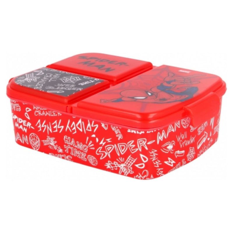 License 3-Compartment Lunch Box For Boys - Spiderman