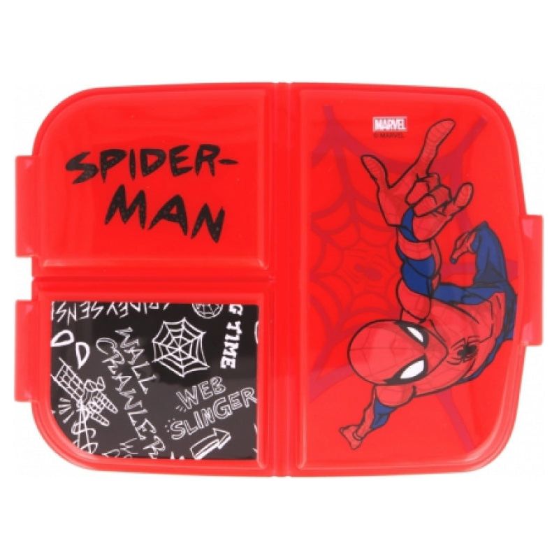 License 3-Compartment Lunch Box For Boys - Spiderman