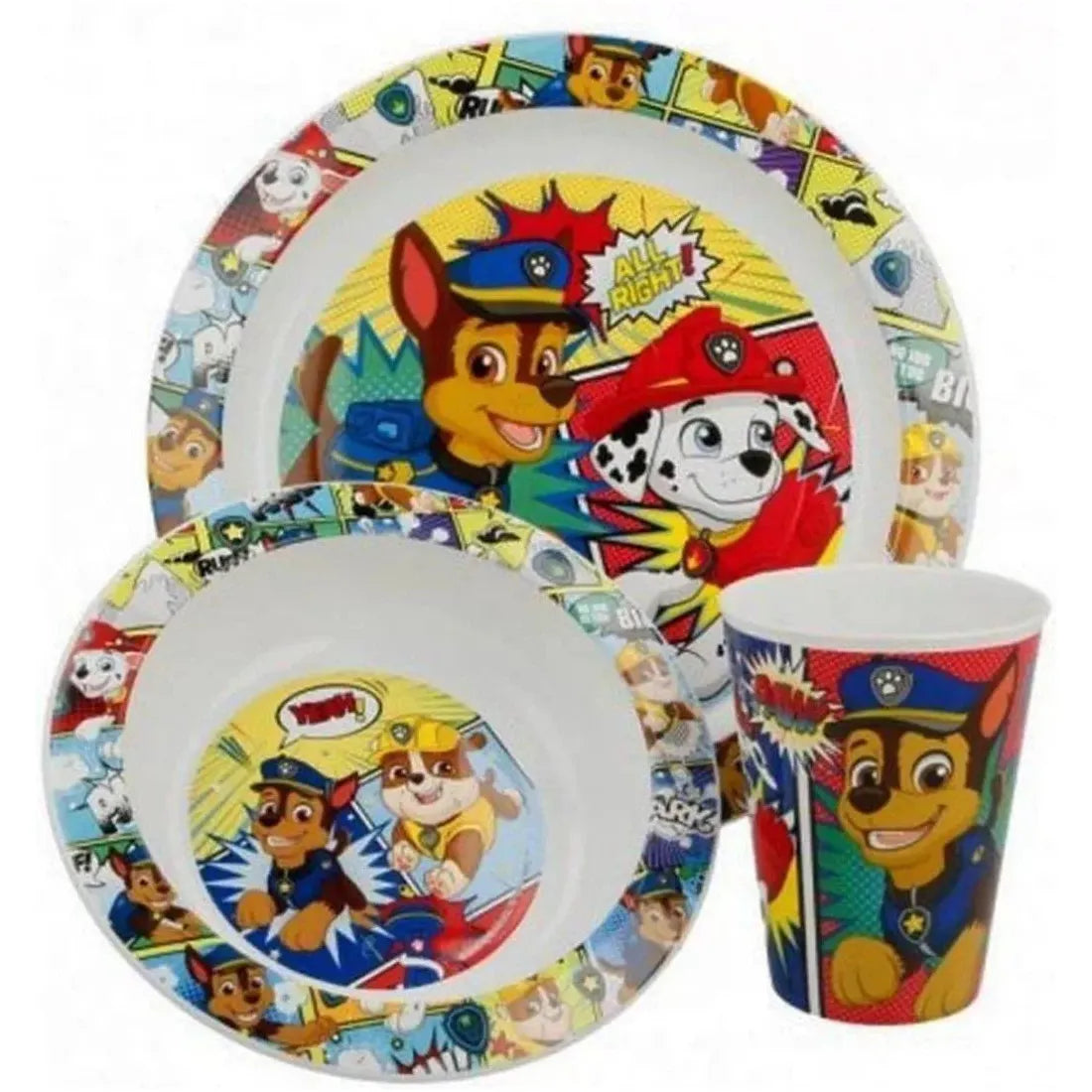 Licence Kids Dinner Set - Choose Your Cartoon Character