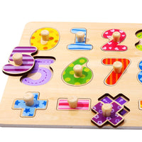 Tooky Toy Wooden Puzzle -  Numbers