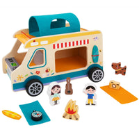 Tooky Toy Wooden Camper Set