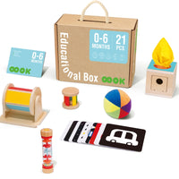 Tooky Toy Educational Box 21 pcs - 0-6 Months