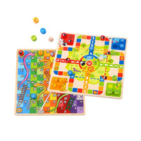 Tooky Toy 2in1 Wooden Game Ludo
