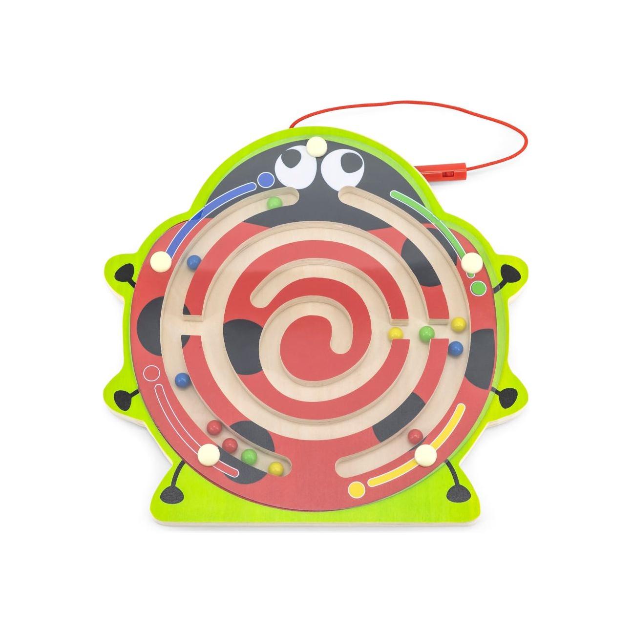 Viga Wooden Magnetic Maze Ladybug