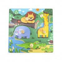 Viga Wooden Puzzles with Pins - Choose design