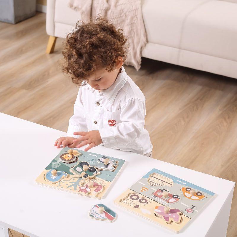 Viga Pin Puzzle 18m+ - Transportation