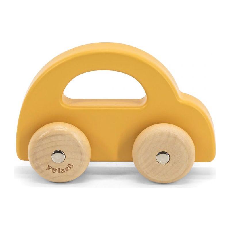 Viga Wooden Hand Push Car - Yellow