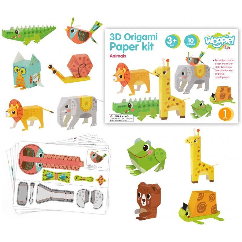 WOOPIE Art&Fun 3D DIY Origami Creative Set 10 Animals