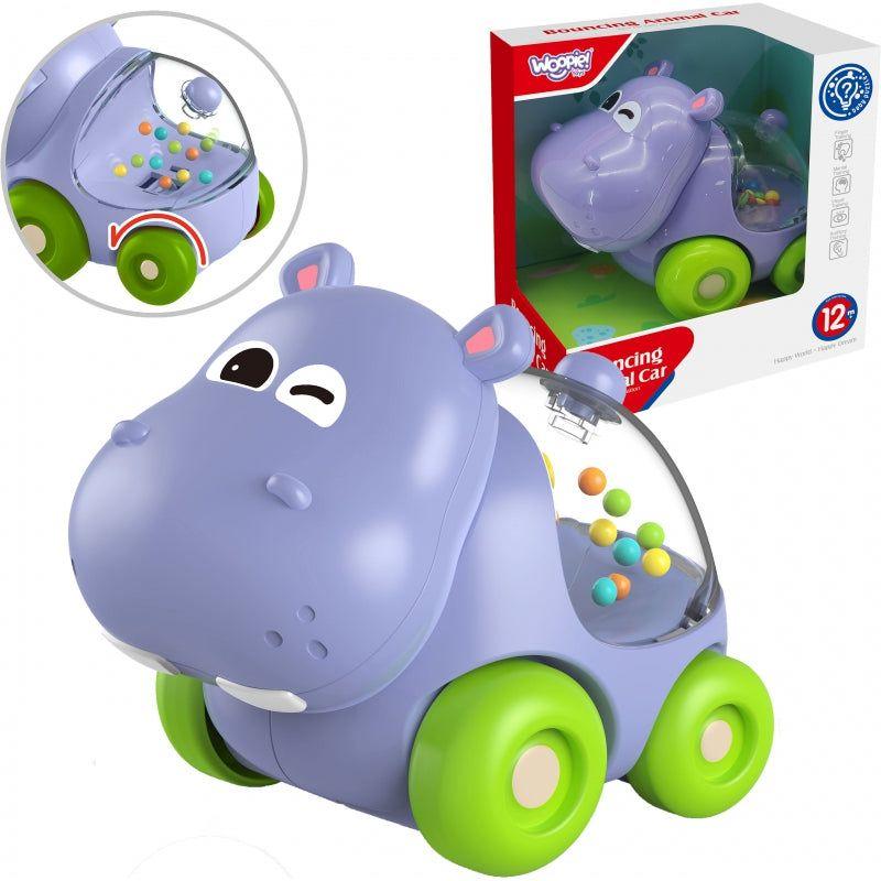 Woopie Rattle Car Hippo 12m+