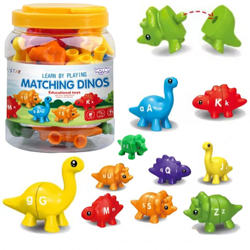 Woopie Matching Dinos Educational Letter Toy