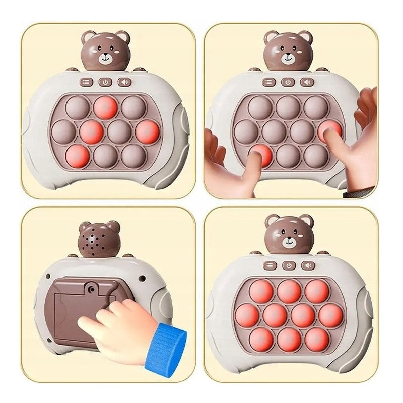 Woopie POP IT Interactive Anti-stress Teddy Bear Arcade Game