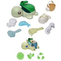 Woopie BIO Turtle Green Beach Toys 8 pcs