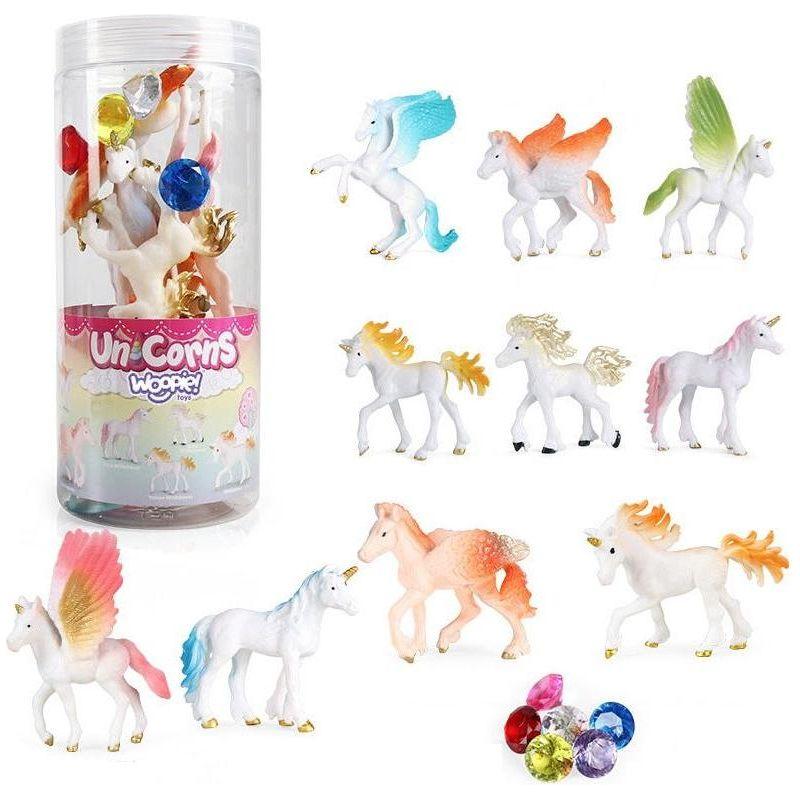 Woopie Figure Set - Unicorns 16 pcs