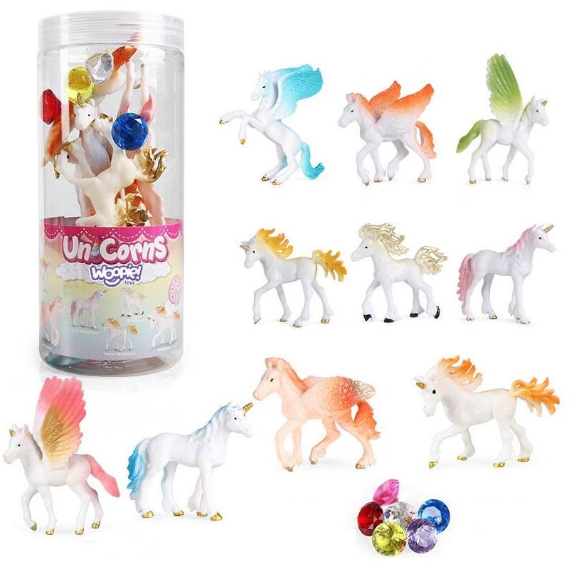 Woopie Figure Set - Unicorns 16 pcs