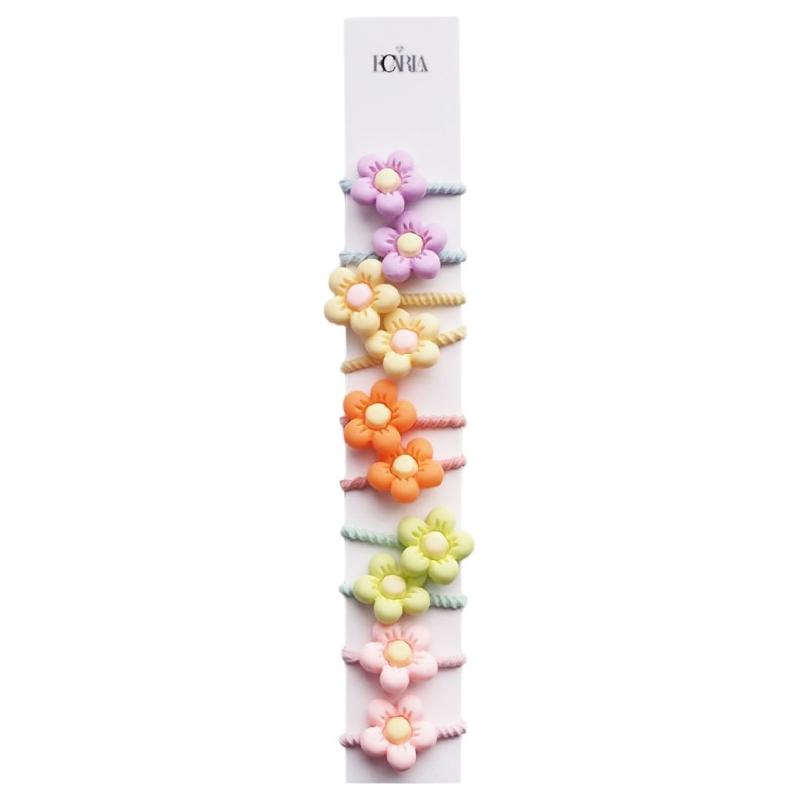 Hairbands Daisies 10-pack