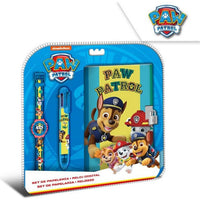 License Paw Patrol Digital Watch With Notebook And Pen Set